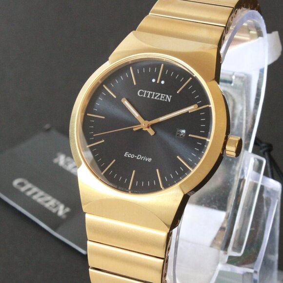 Citizen Eco-Drive Women\'s Gold Tone Watch Black Dial 32MM Watch main image 7